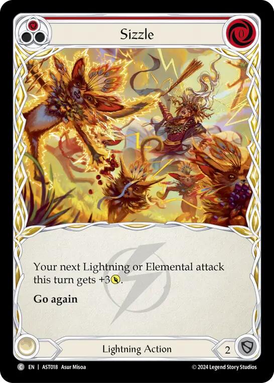 Sizzle (Red) [AST018] (Armory Deck: Aurora) | I Want That Stuff Brandon