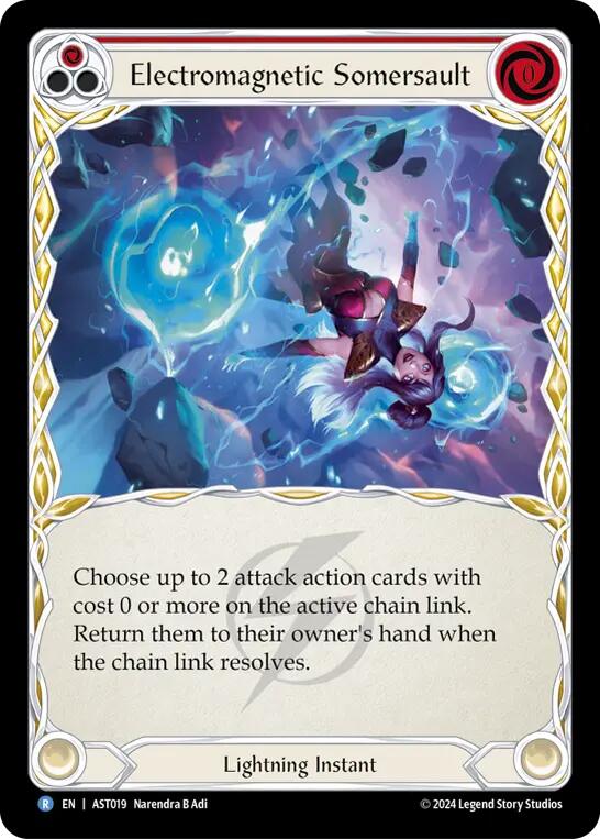 Electromagnetic Somersault (Red) [AST019] (Armory Deck: Aurora) | I Want That Stuff Brandon