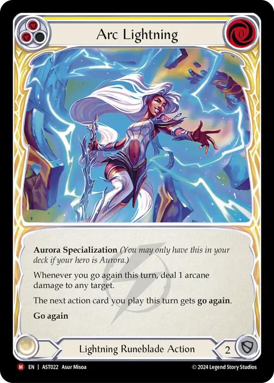 Arc Lightning [AST022] (Armory Deck: Aurora) | I Want That Stuff Brandon