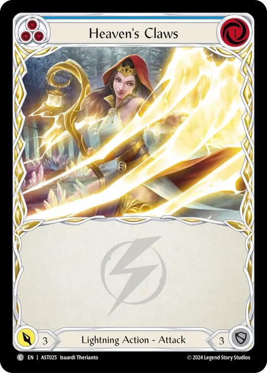 Heaven's Claws (Blue) [AST025] (Armory Deck: Aurora) | I Want That Stuff Brandon