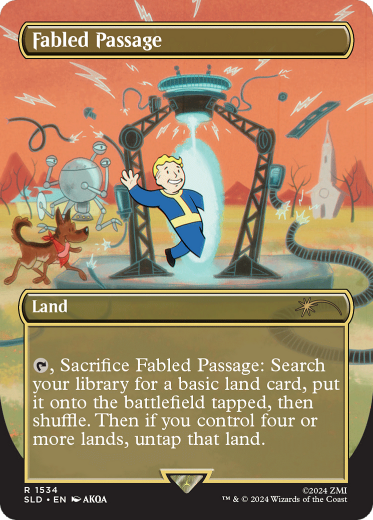 Fabled Passage (1534) (Rainbow Foil) [Secret Lair Drop Series] | I Want That Stuff Brandon