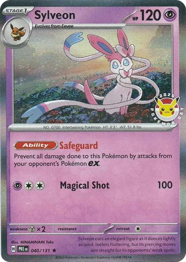 Sylveon (040/131) (Pokemon Day) [Scarlet & Violet: Prismatic Evolutions] | I Want That Stuff Brandon