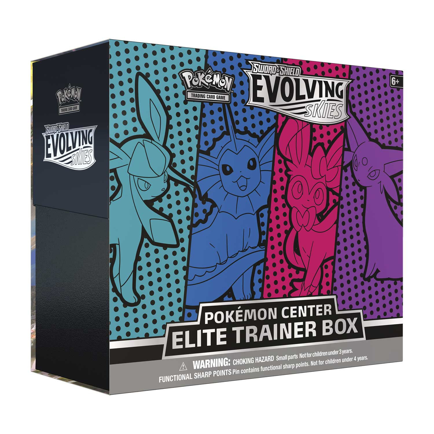 Sword & Shield: Evolving Skies - Elite Trainer Box (Glaceon/Vaporeon/Sylveon/Espeon) (Pokemon Center Exclusive) | I Want That Stuff Brandon