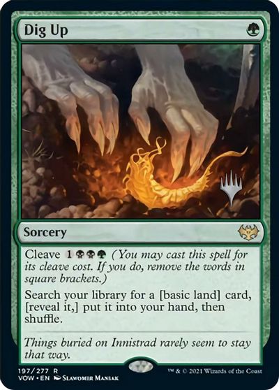 Dig Up (Promo Pack) [Innistrad: Crimson Vow Promos] | I Want That Stuff Brandon