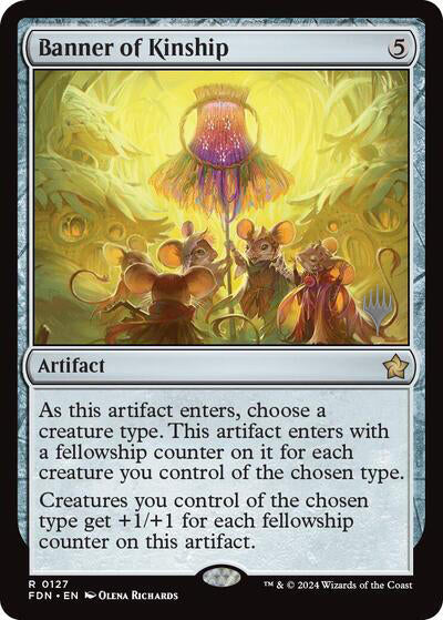 Banner of Kinship (Promo Pack) [Foundations Promos] | I Want That Stuff Brandon