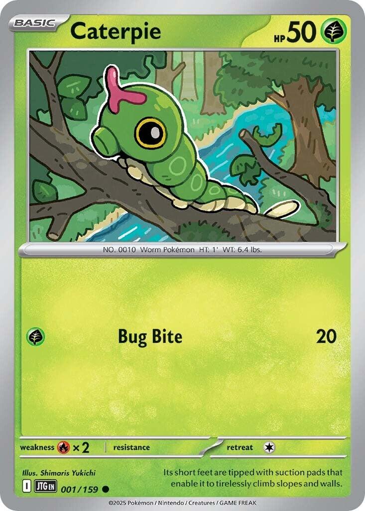 Caterpie (001/159) [Scarlet & Violet: Journey Together] | I Want That Stuff Brandon