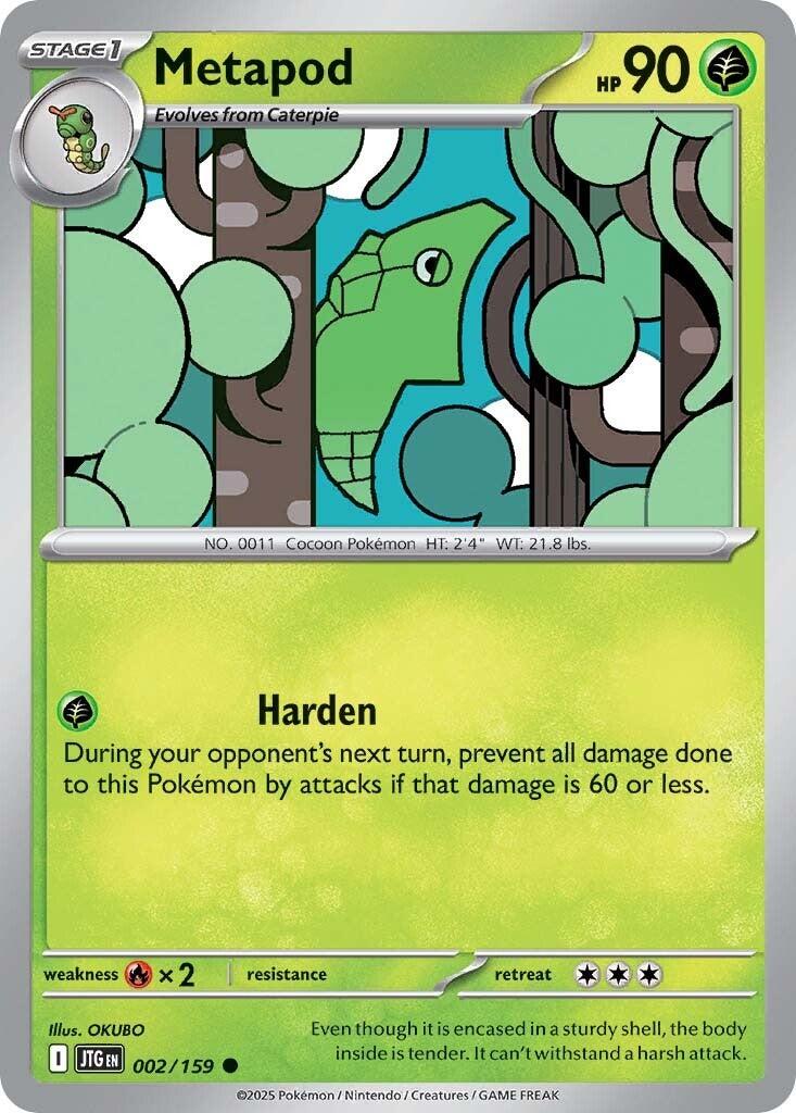 Metapod (002/159) [Scarlet & Violet: Journey Together] | I Want That Stuff Brandon