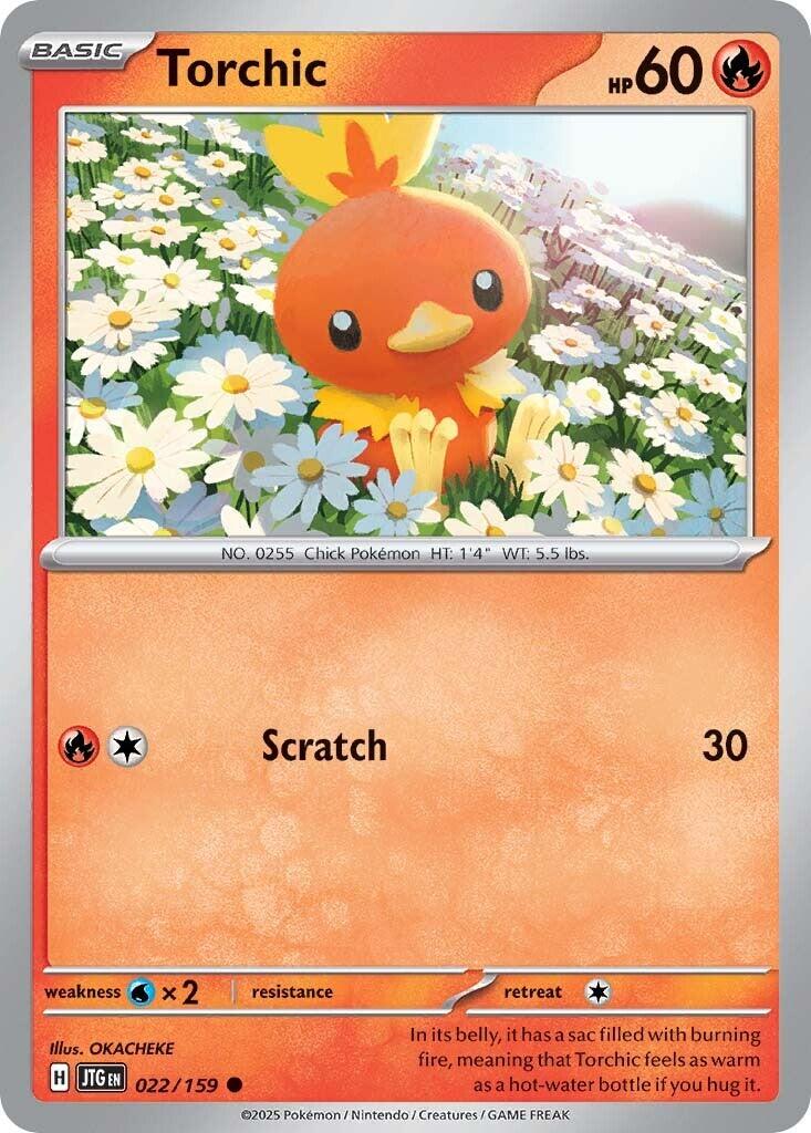 Torchic (022/159) [Scarlet & Violet: Journey Together] | I Want That Stuff Brandon