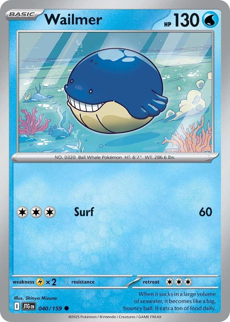 Wailmer (040/159) [Scarlet & Violet: Journey Together] | I Want That Stuff Brandon