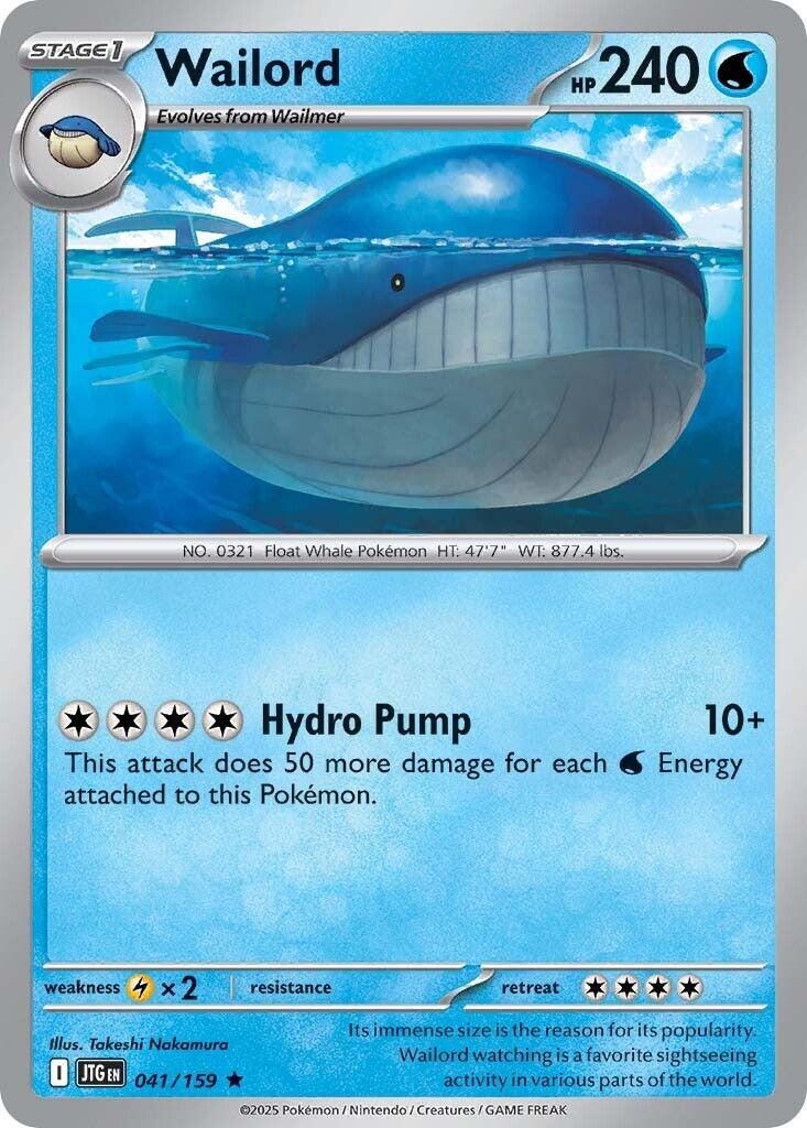 Wailord (041/159) [Scarlet & Violet: Journey Together] | I Want That Stuff Brandon