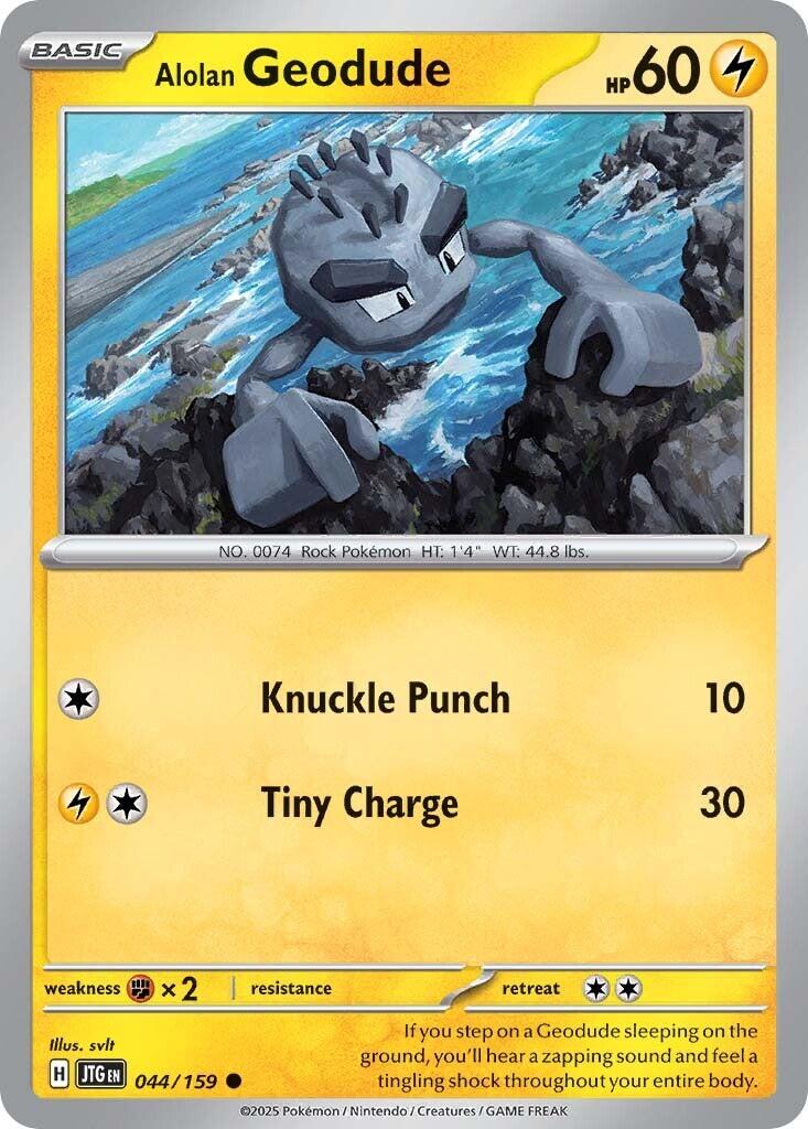 Alolan Geodude (044/159) [Scarlet & Violet: Journey Together] | I Want That Stuff Brandon