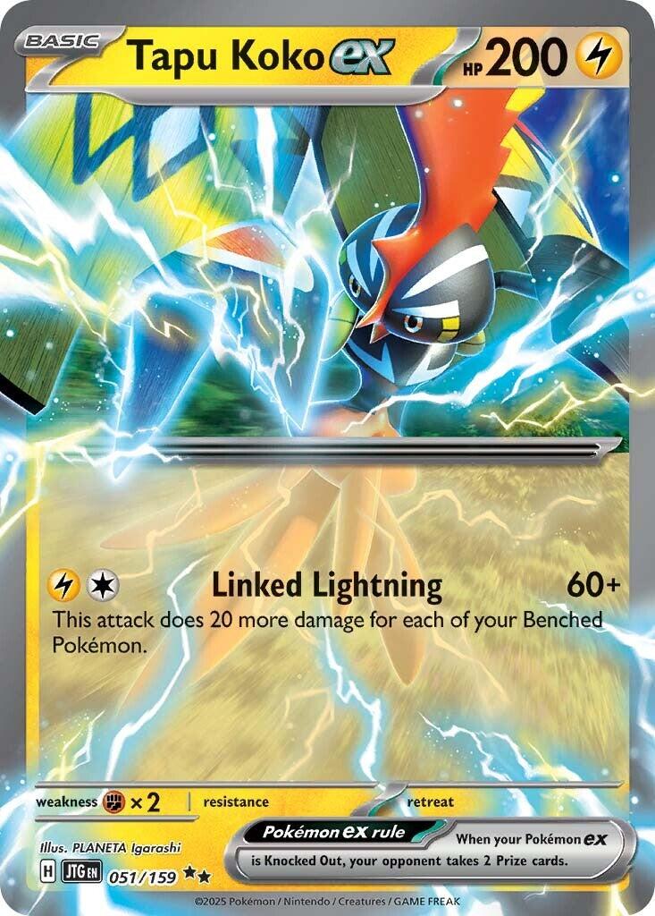 Tapu Koko ex (051/159) [Scarlet & Violet: Journey Together] | I Want That Stuff Brandon