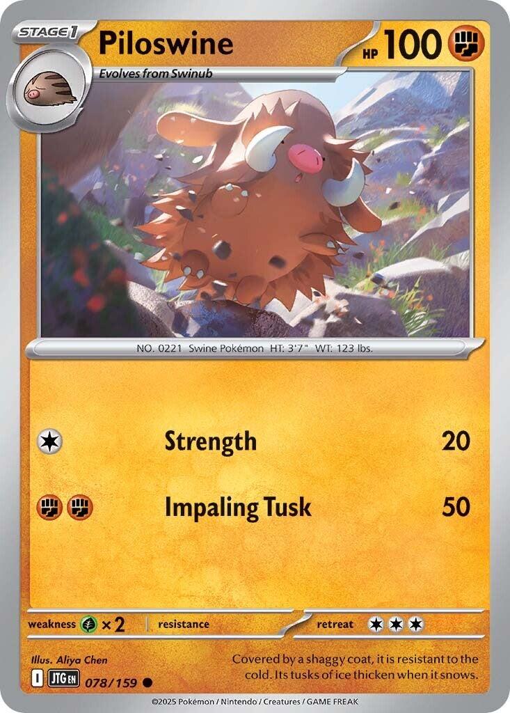 Piloswine (078/159) [Scarlet & Violet: Journey Together] | I Want That Stuff Brandon