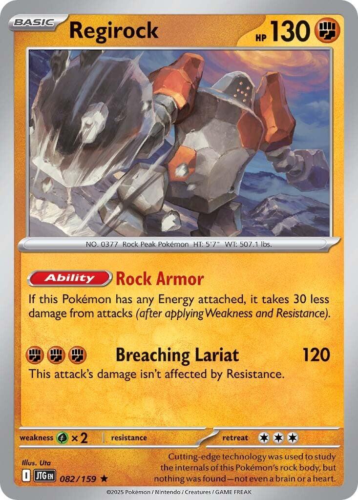Regirock (082/159) [Scarlet & Violet: Journey Together] | I Want That Stuff Brandon