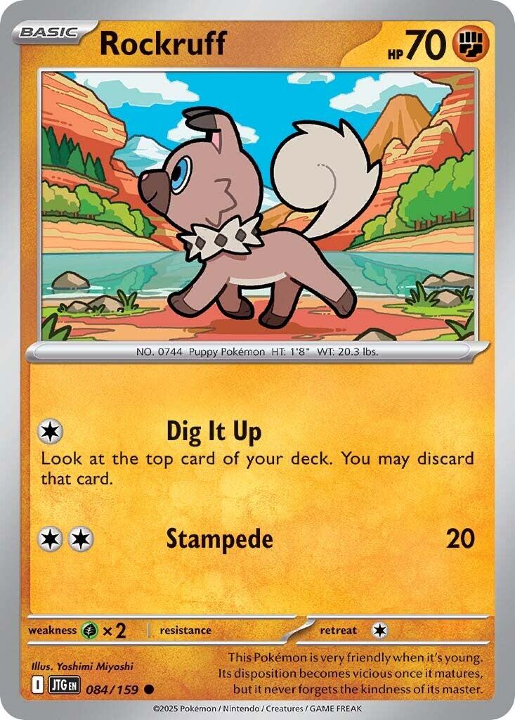 Rockruff (084/159) [Scarlet & Violet: Journey Together] | I Want That Stuff Brandon