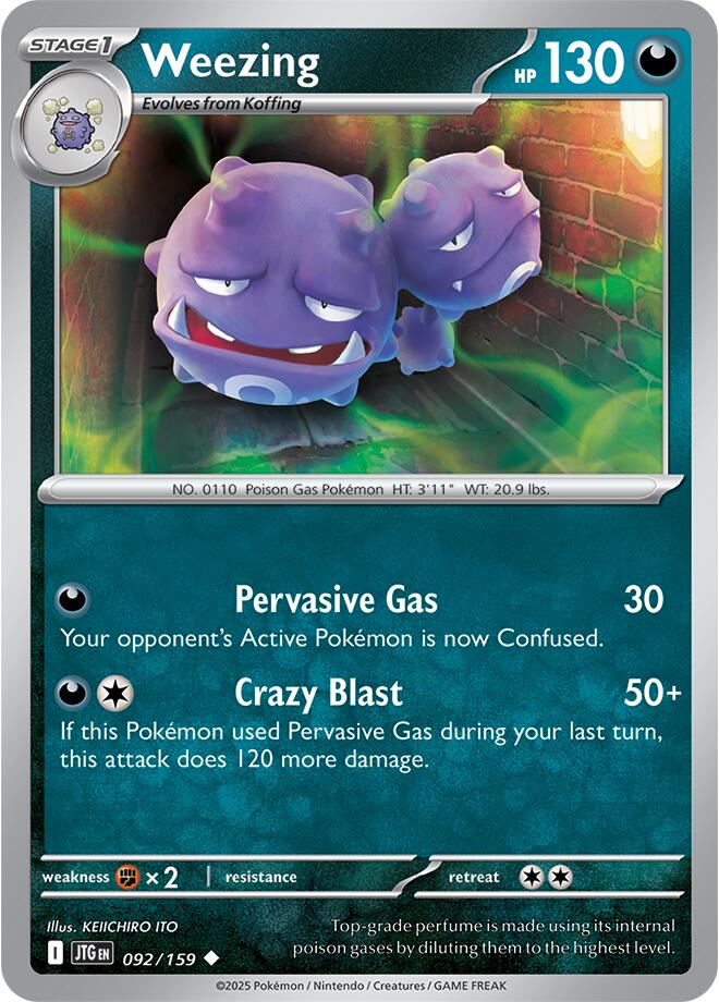 Weezing (092/159) [Scarlet & Violet: Journey Together] | I Want That Stuff Brandon