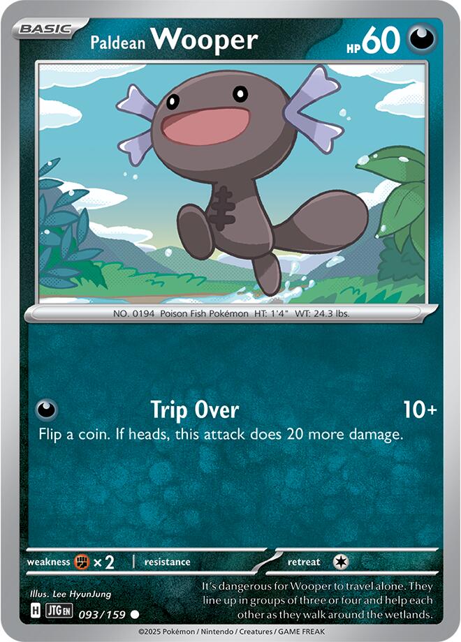 Paldean Wooper (093/159) [Scarlet & Violet: Journey Together] | I Want That Stuff Brandon