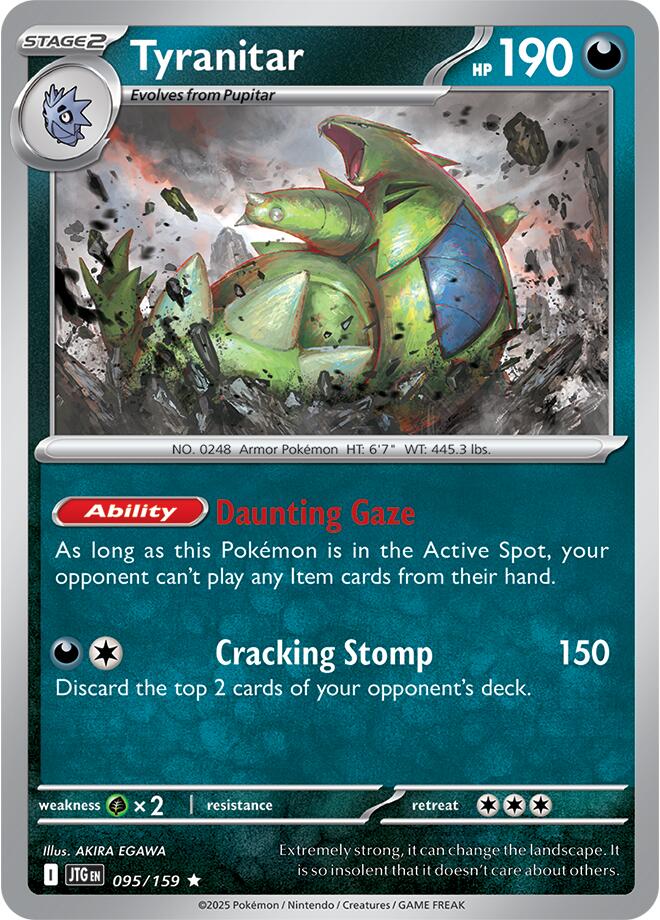 Tyranitar (095/159) [Scarlet & Violet: Journey Together] | I Want That Stuff Brandon