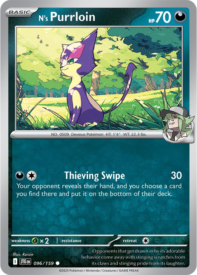 N's Purrloin (096/159) [Scarlet & Violet: Journey Together] | I Want That Stuff Brandon