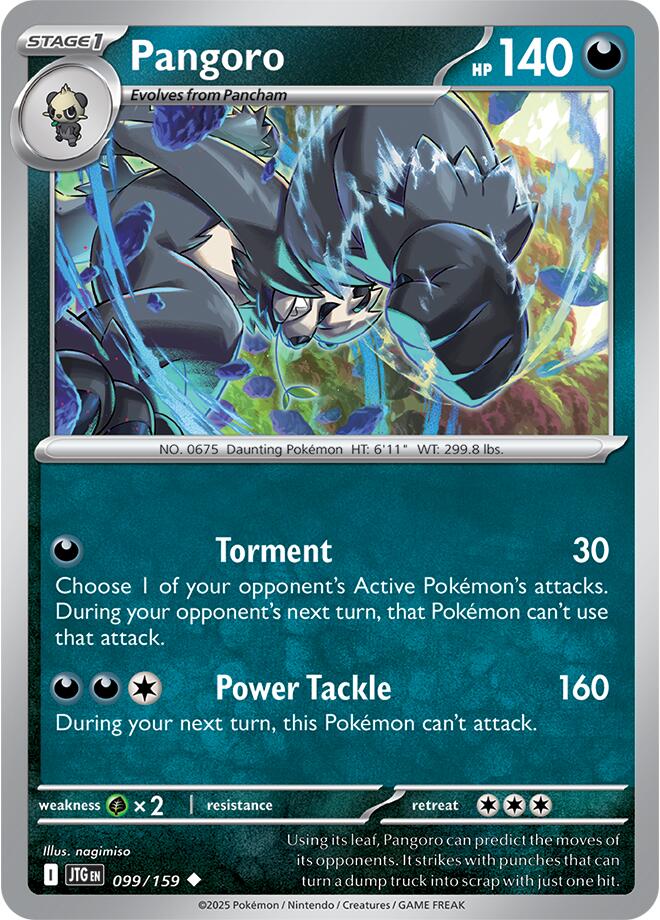Pangoro (099/159) [Scarlet & Violet: Journey Together] | I Want That Stuff Brandon