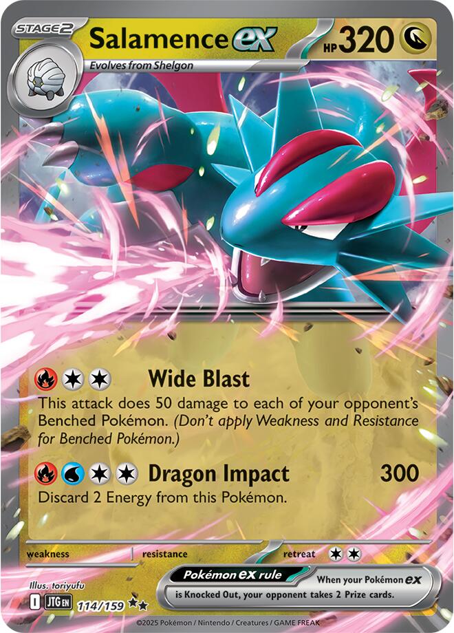Salamence ex (114/159) [Scarlet & Violet: Journey Together] | I Want That Stuff Brandon