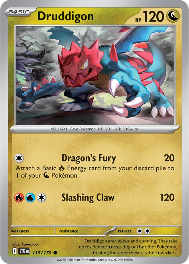 Druddigon (115/159) [Scarlet & Violet: Journey Together] | I Want That Stuff Brandon