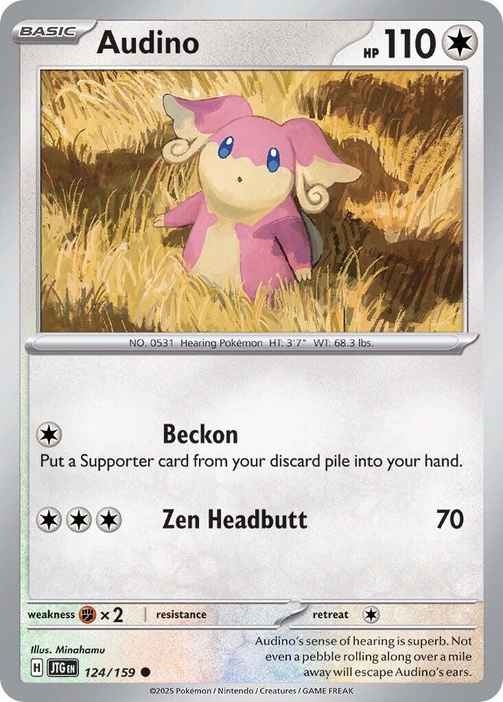 Audino (124/159) [Scarlet & Violet: Journey Together] | I Want That Stuff Brandon