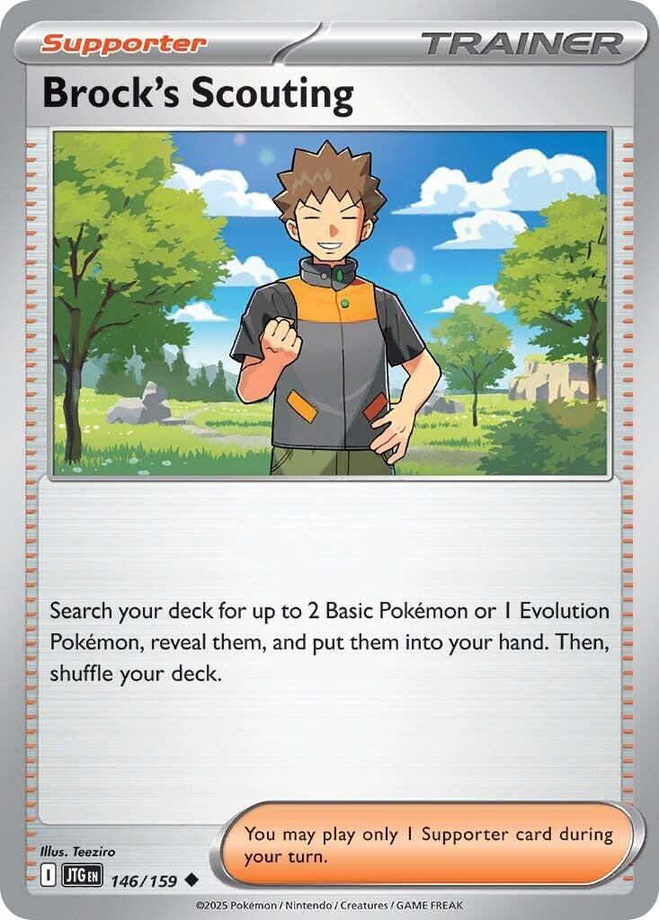 Brock's Scouting (146/159) [Scarlet & Violet: Journey Together] | I Want That Stuff Brandon