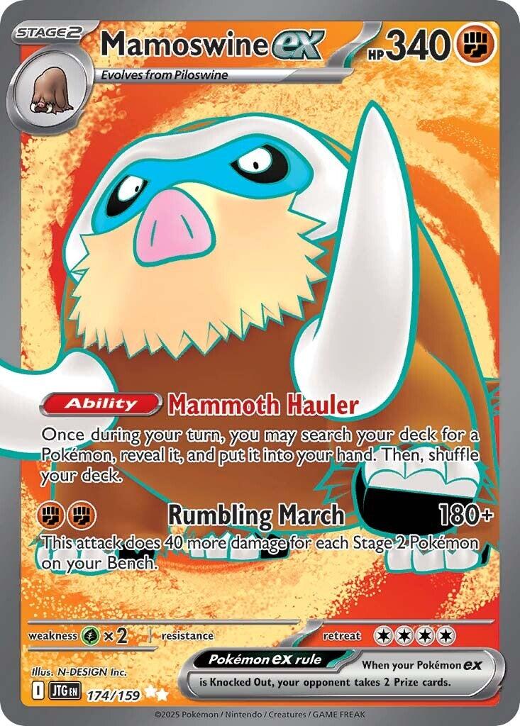 Mamoswine ex (174/159) [Scarlet & Violet: Journey Together] | I Want That Stuff Brandon