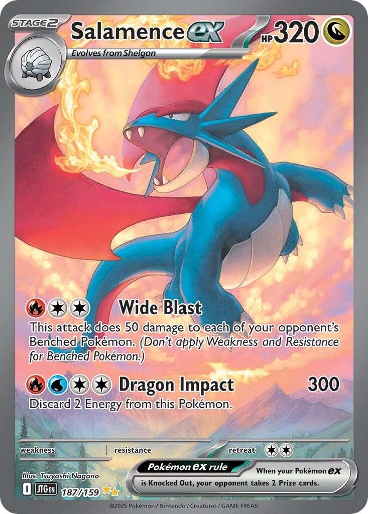 Salamence ex (187/159) [Scarlet & Violet: Journey Together] | I Want That Stuff Brandon