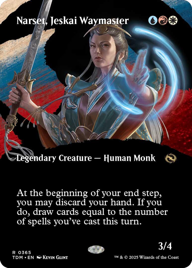 Narset, Jeskai Waymaster (Borderless) [Tarkir: Dragonstorm] | I Want That Stuff Brandon