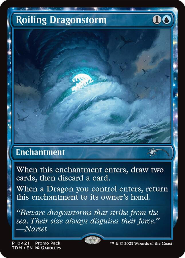 Roiling Dragonstorm [Tarkir: Dragonstorm Promos] | I Want That Stuff Brandon
