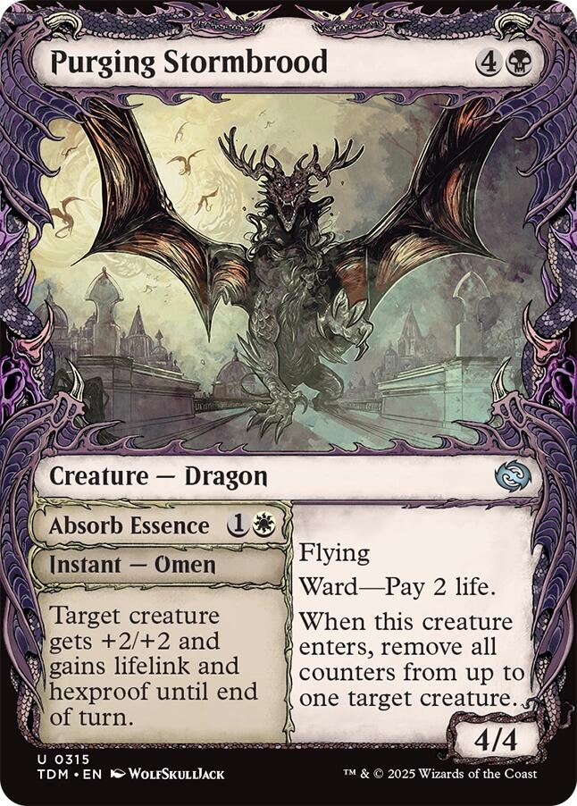 Purging Stormbrood (Showcase) [Tarkir: Dragonstorm] | I Want That Stuff Brandon