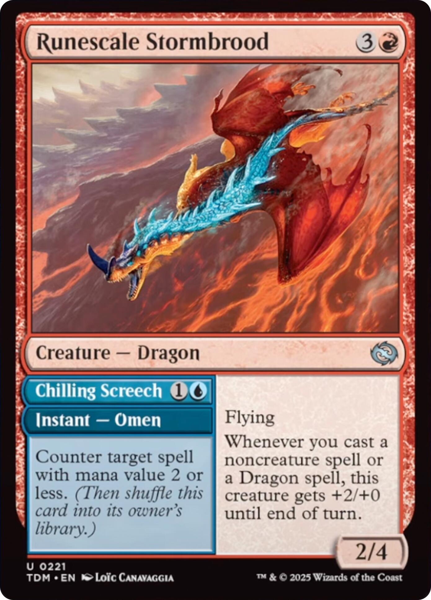 Runescale Stormbrood [Tarkir: Dragonstorm] | I Want That Stuff Brandon