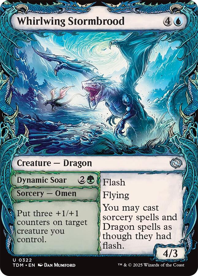 Whirlwing Stormbrood (Showcase) [Tarkir: Dragonstorm] | I Want That Stuff Brandon