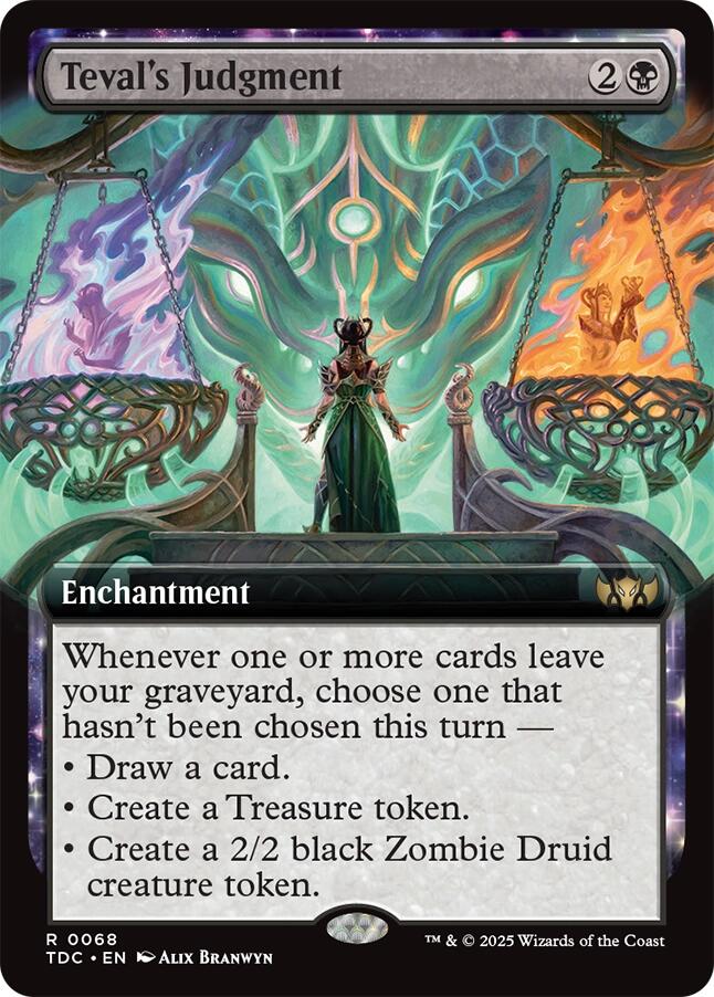 Teval's Judgment (Extended Art) [Tarkir: Dragonstorm Commander] | I Want That Stuff Brandon
