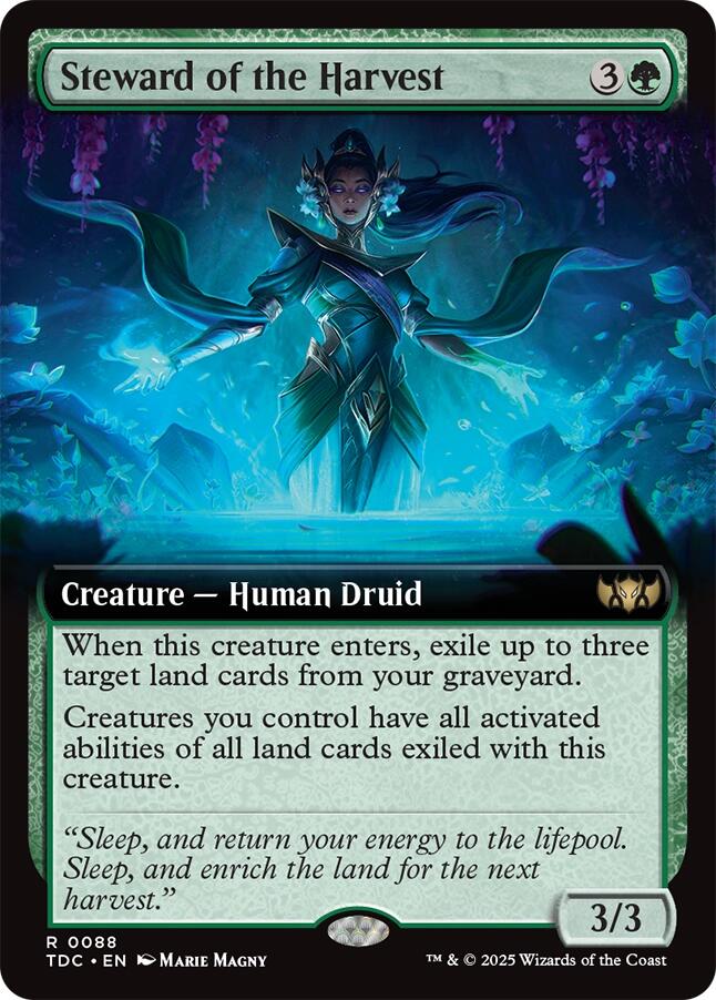Steward of the Harvest (Extended Art) [Tarkir: Dragonstorm Commander] | I Want That Stuff Brandon