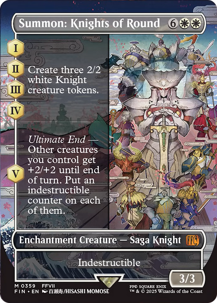 Summon: Knights of Round (Borderless) [FINAL FANTASY] | I Want That Stuff Brandon