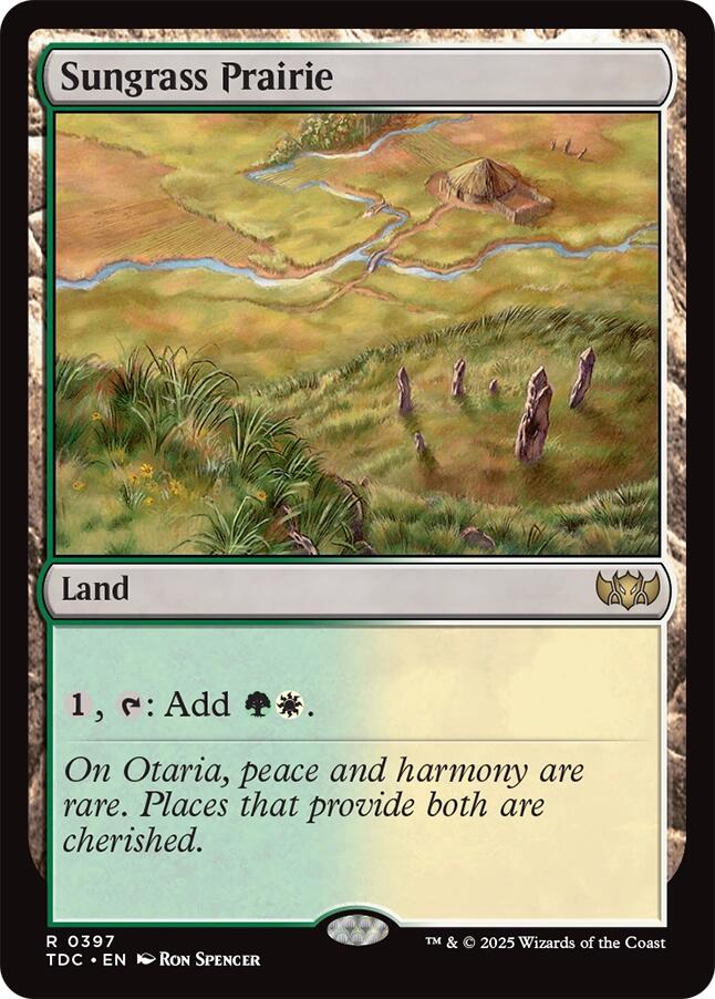 Sungrass Prairie [Tarkir: Dragonstorm Commander] | I Want That Stuff Brandon