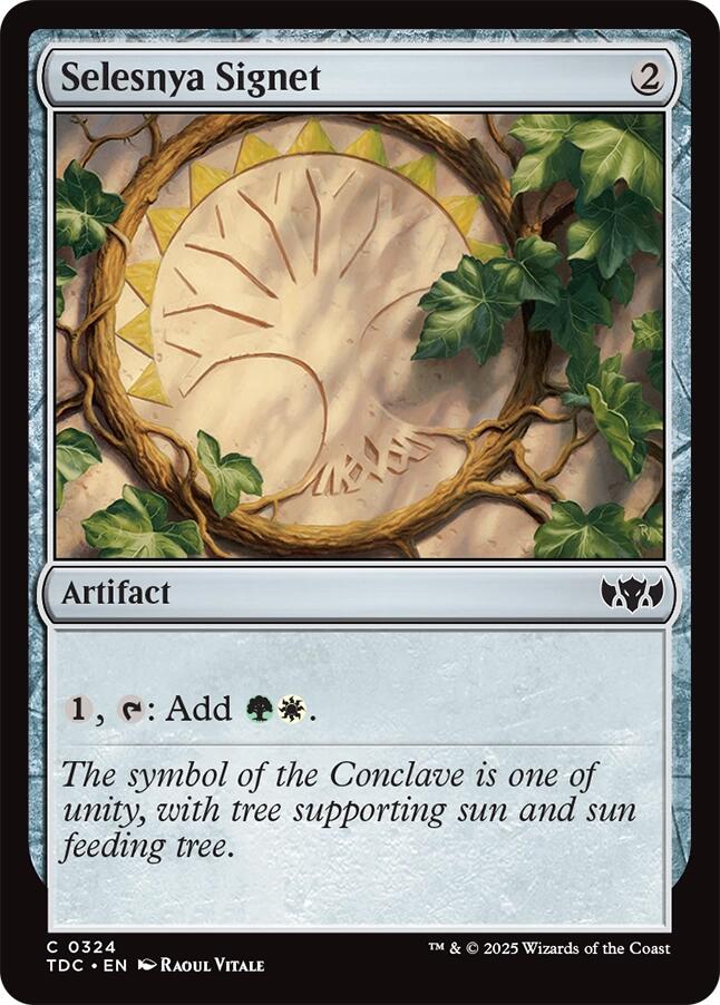 Selesnya Signet [Tarkir: Dragonstorm Commander] | I Want That Stuff Brandon