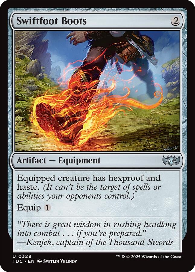 Swiftfoot Boots [Tarkir: Dragonstorm Commander] | I Want That Stuff Brandon