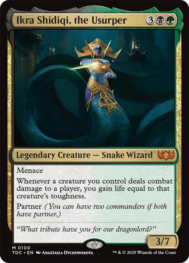 Ikra Shidiqi, the Usurper [Tarkir: Dragonstorm Commander] | I Want That Stuff Brandon