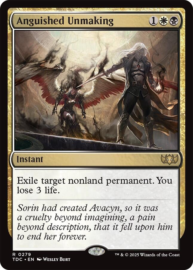 Anguished Unmaking [Tarkir: Dragonstorm Commander] | I Want That Stuff Brandon