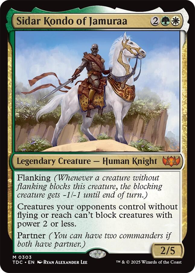 Sidar Kondo of Jamuraa [Tarkir: Dragonstorm Commander] | I Want That Stuff Brandon