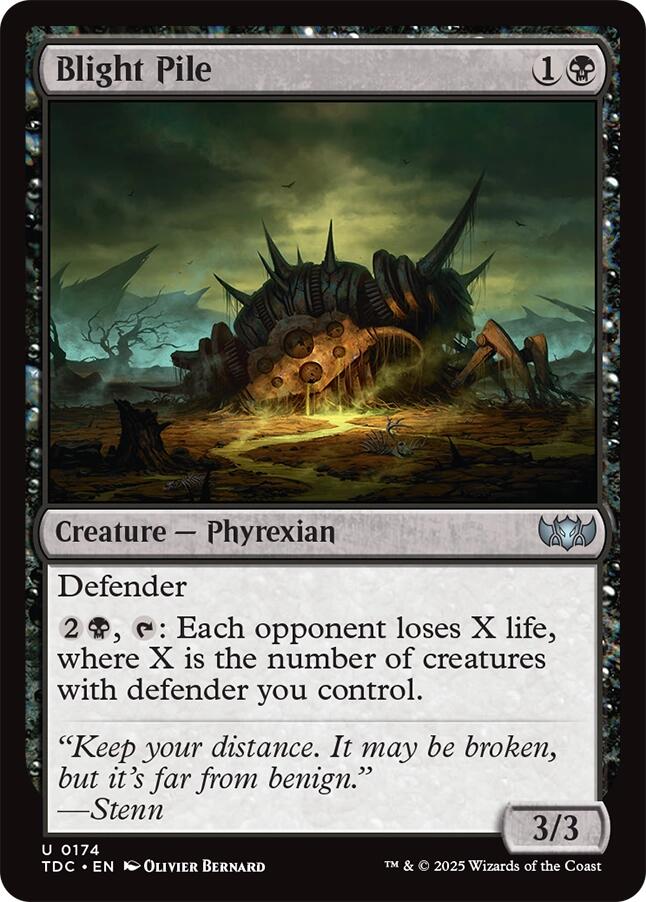 Blight Pile [Tarkir: Dragonstorm Commander] | I Want That Stuff Brandon