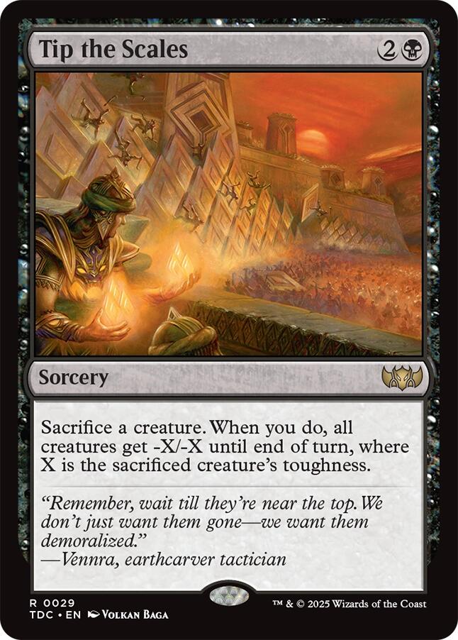 Tip the Scales [Tarkir: Dragonstorm Commander] | I Want That Stuff Brandon