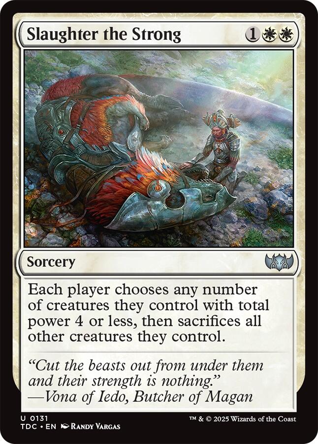Slaughter the Strong [Tarkir: Dragonstorm Commander] | I Want That Stuff Brandon