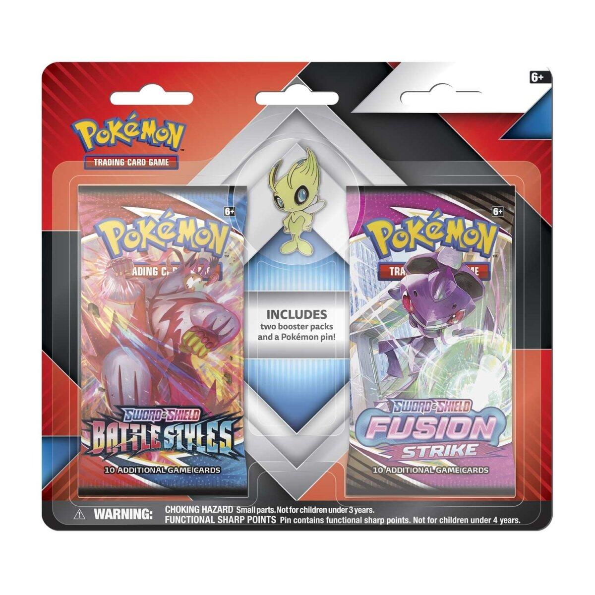 Collector's Pin 2-Pack Booster (Celebi) | I Want That Stuff Brandon
