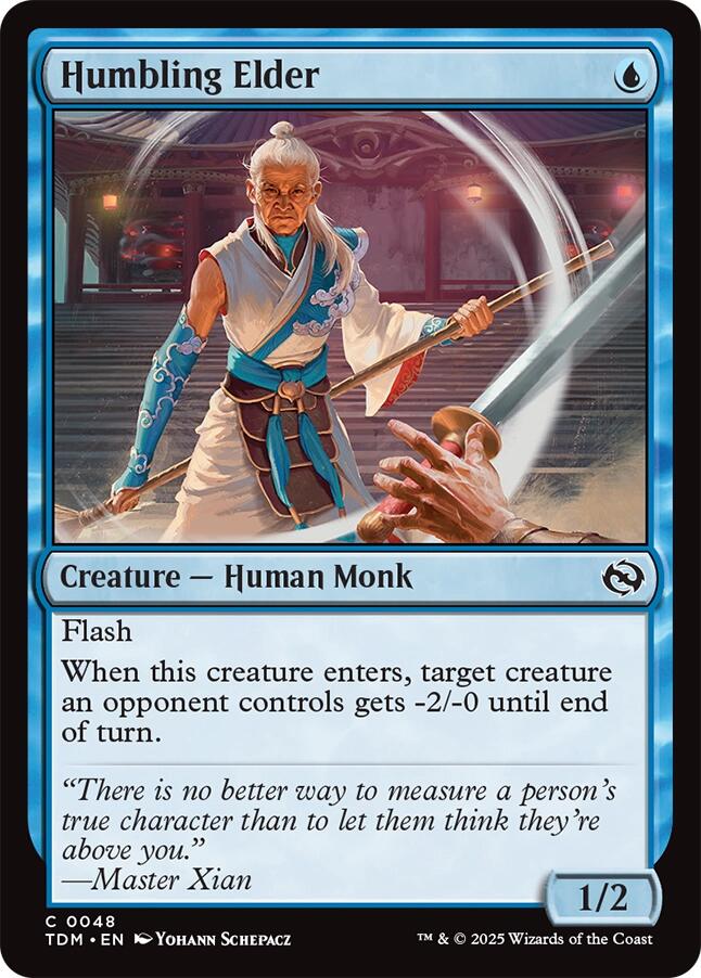 Humbling Elder [Tarkir: Dragonstorm] | I Want That Stuff Brandon