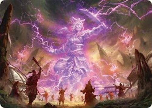 Smile at Death Art Card (4/54) [Tarkir: Dragonstorm Art Series] | I Want That Stuff Brandon